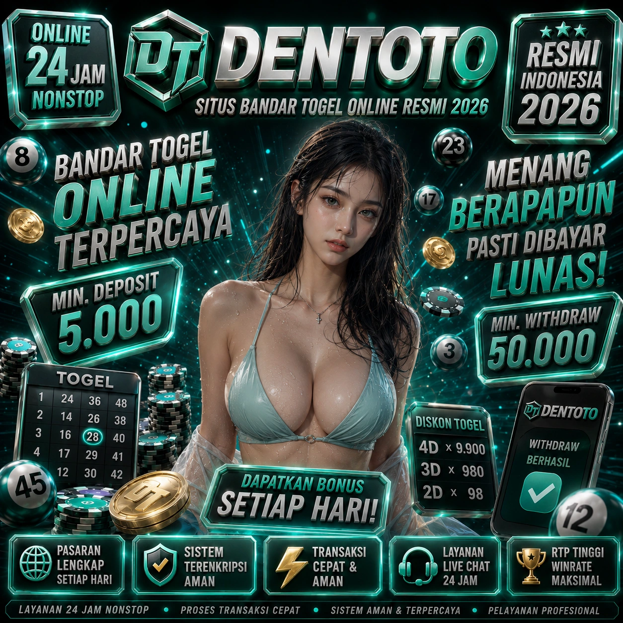 Maxwin Tanpa Pola di DENTOTO ✈️ Skema Situs Gacor Toto Slot Online Ternama Deposit 5000